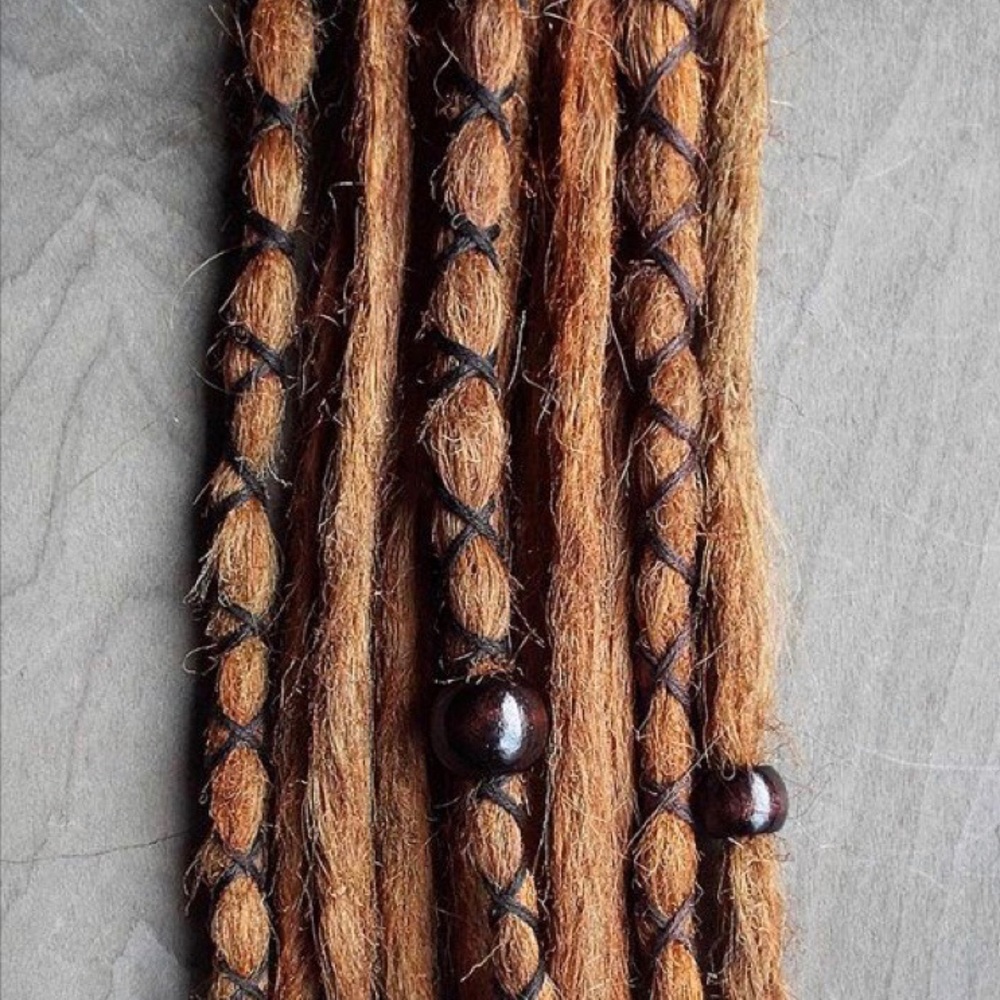 Handmade synthetic dreadlocks